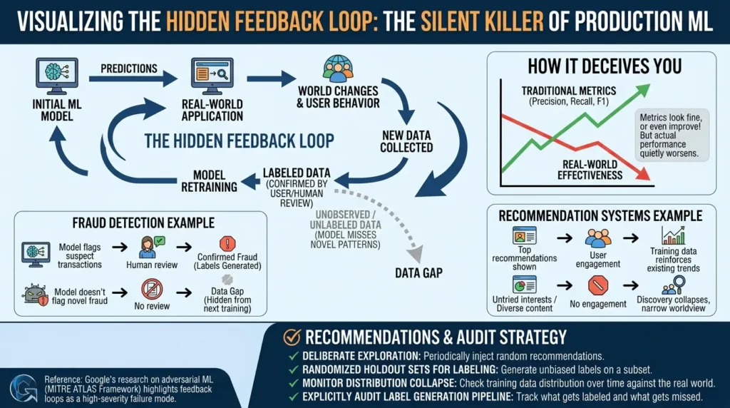 MLOps: From Model Development to Production Operations Hidden feedback loops in ML