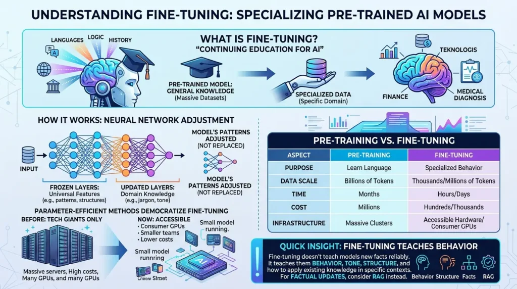 Fine-tuning AI models explained