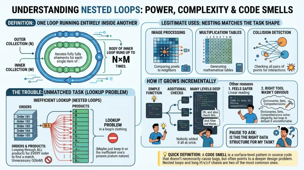 Nested loops code smell