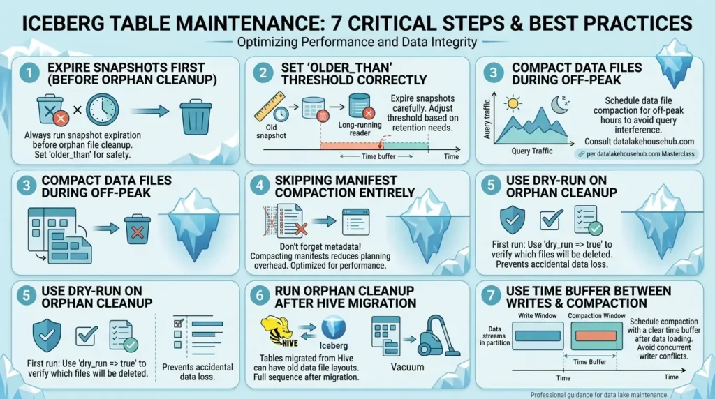 Iceberg maintenance common errors