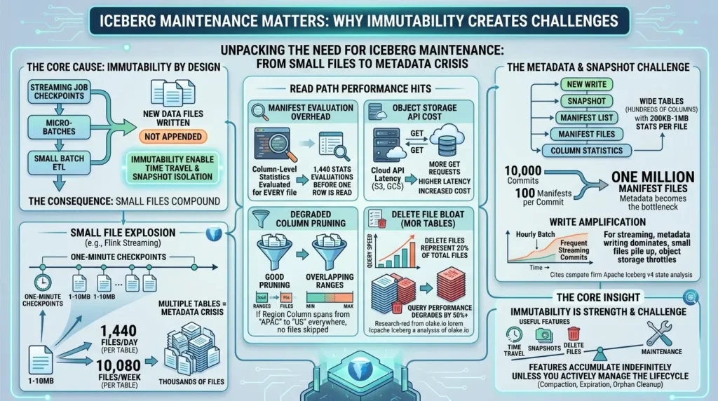 Iceberg small files maintenance