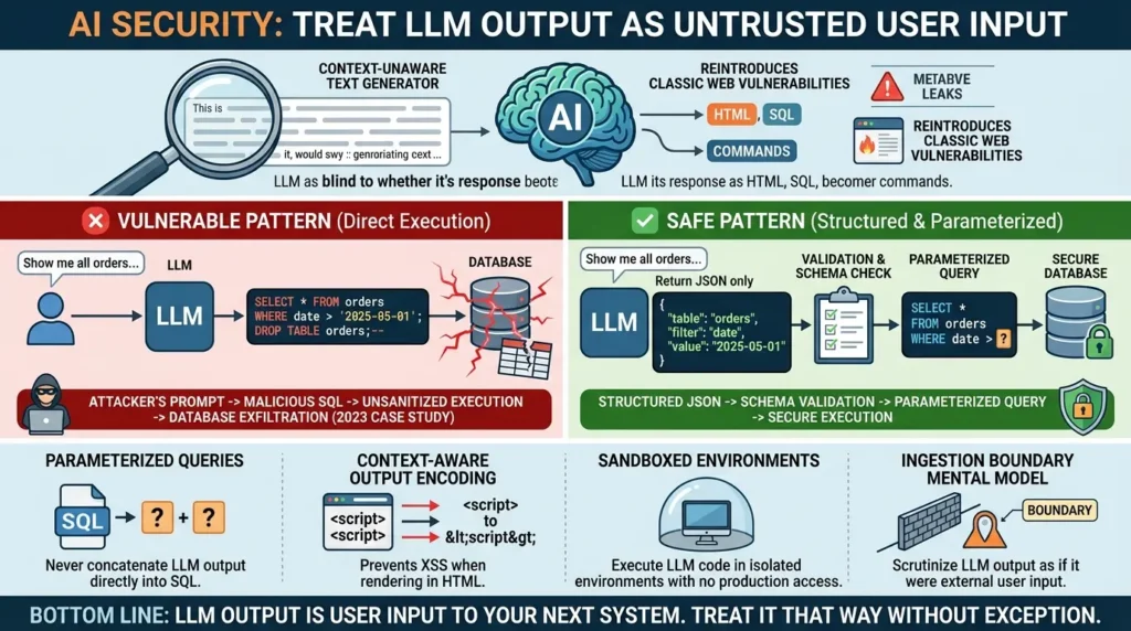 OWASP Top 10 For LLM 2025: Real Attacks & Defense Playbook LLM output as untrusted input