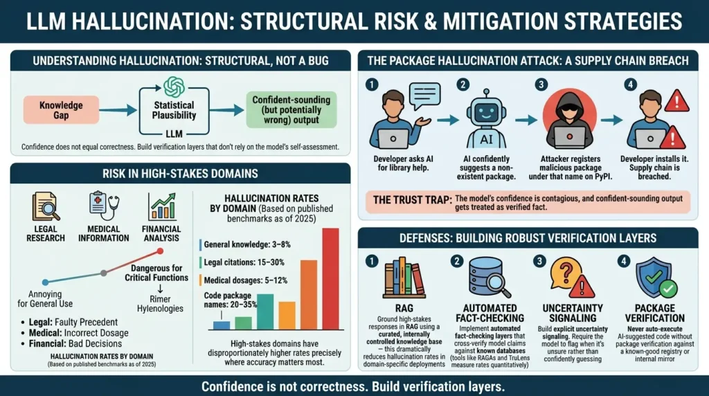 OWASP Top 10 For LLM 2025: Real Attacks & Defense Playbook LLMs hallucinate structural property