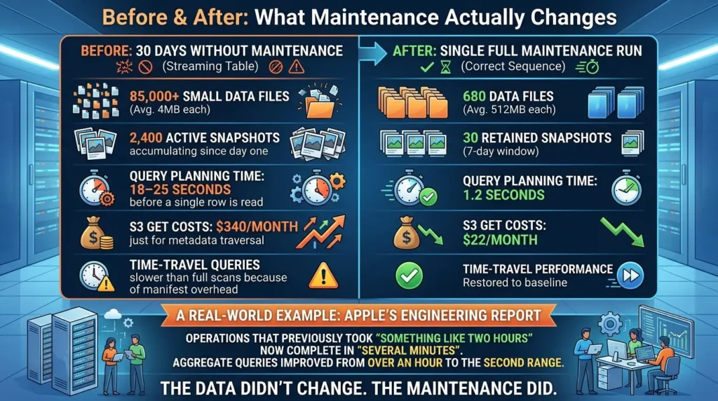 Maintenance changes data files