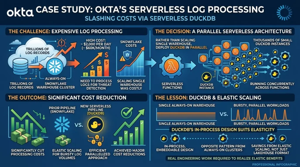 Okta serverless log processing