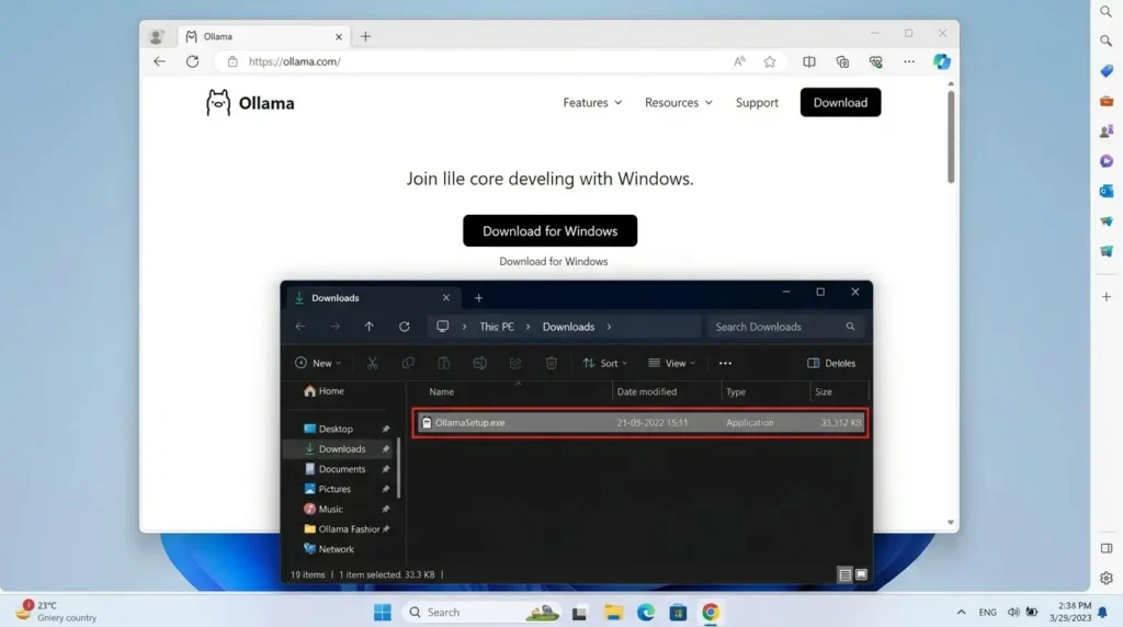 Ollama runs AI models locally