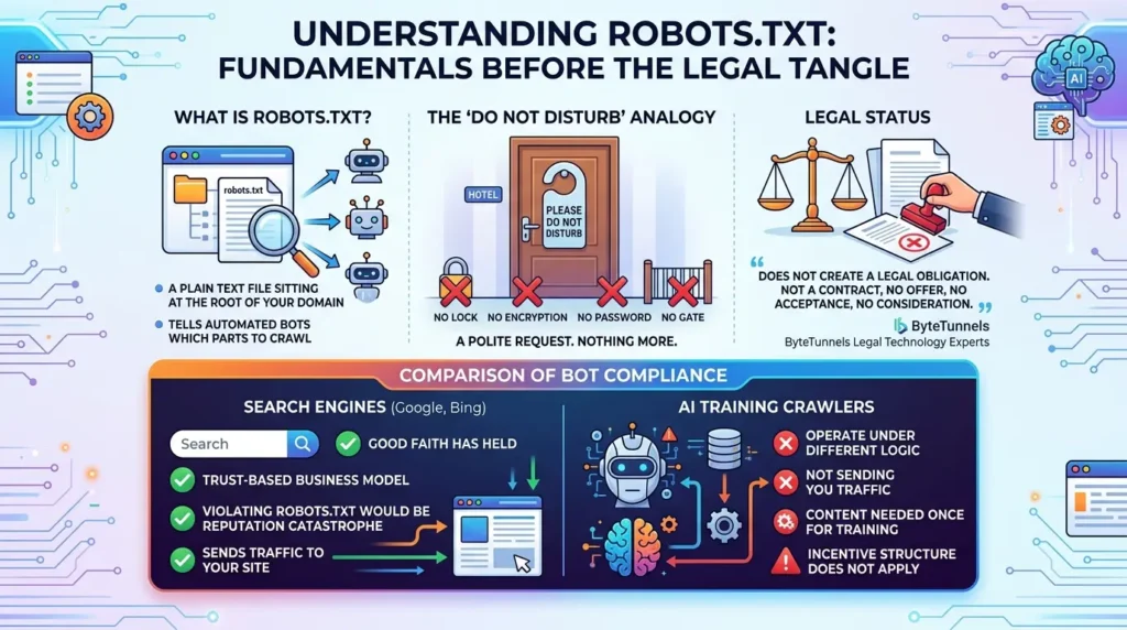 Robots.txt explained as request