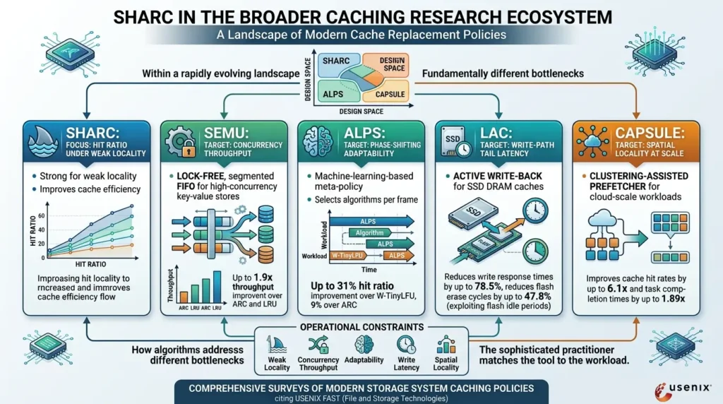 SHARC caching research ecosystem