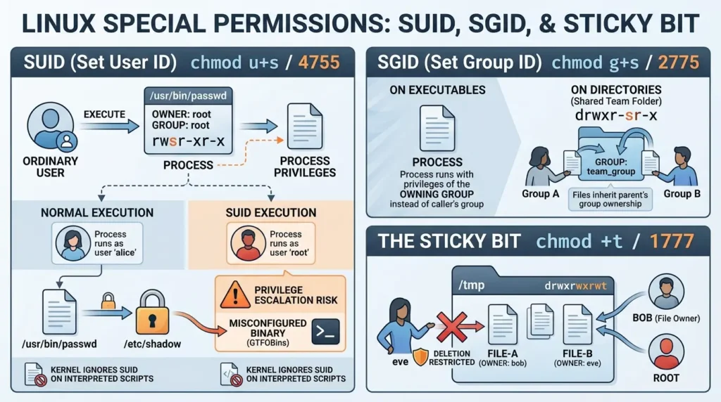 Special file bits explained