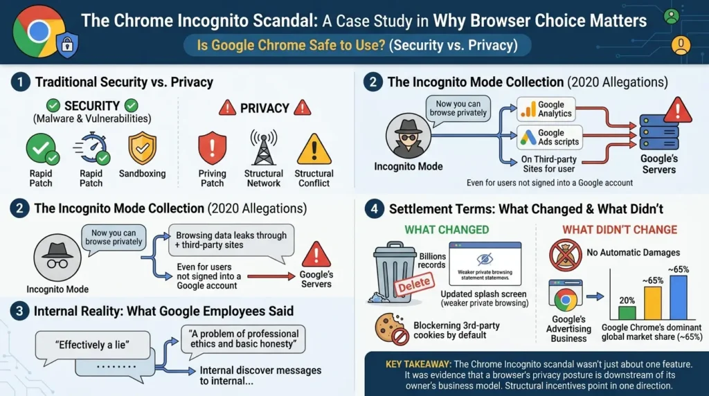 Chrome Incognito scandal browser