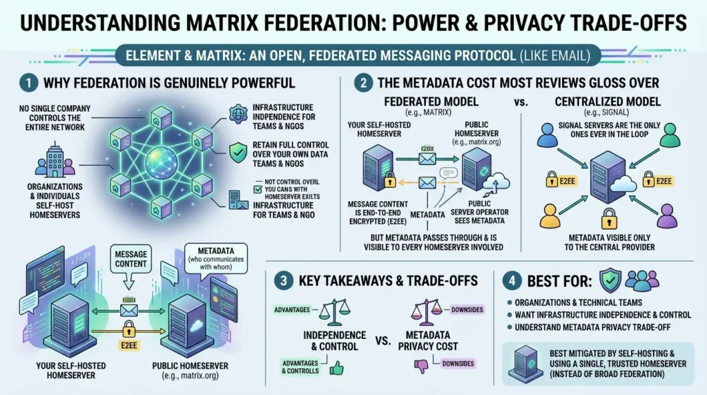 Matrix federation infrastructure 
