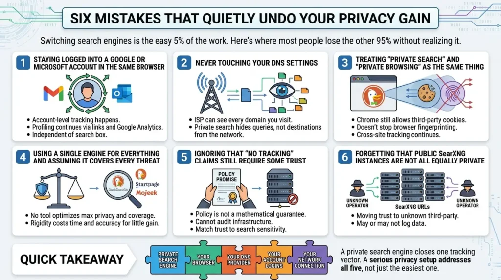 Six privacy mistakes explained
