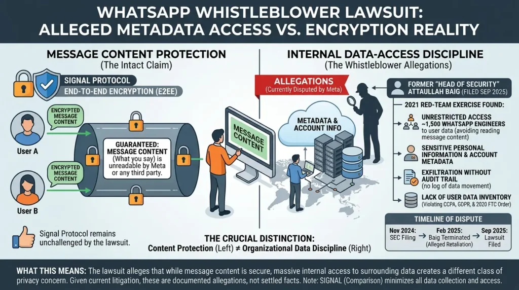 Whistleblower lawsuit alleges WhtsApp